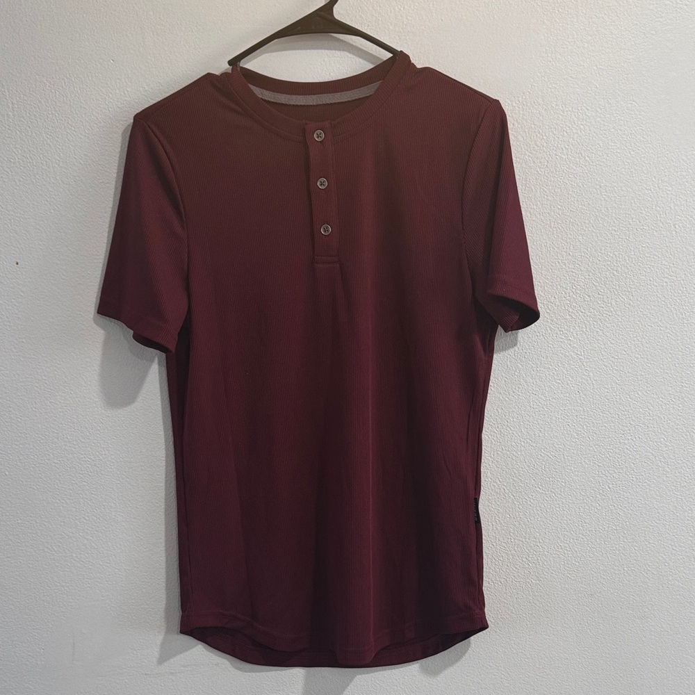JMIERR Mens Muscle Slim Henley Shirts size Small - Picture 3 of 10